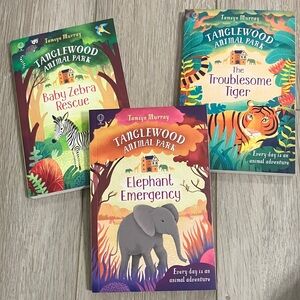 Usborne/PaperPie Tanglewood Animal Park Book Set, New Condition